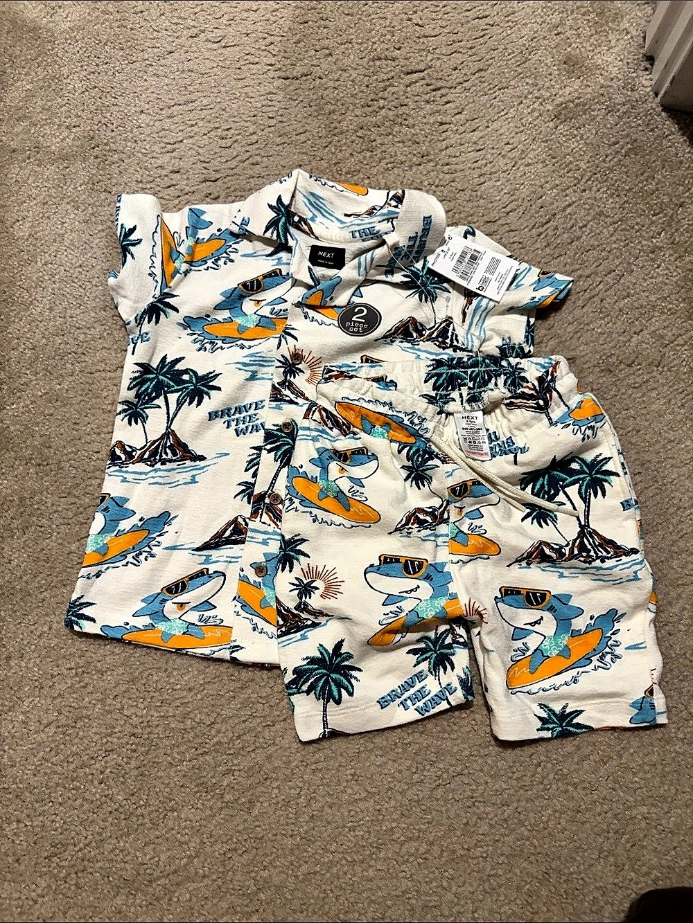 NEXt Tropical Print Shorts Size 2T NWT